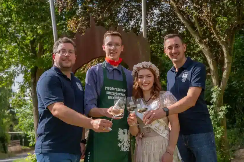 Pfeddersheim ist in Feierlaune