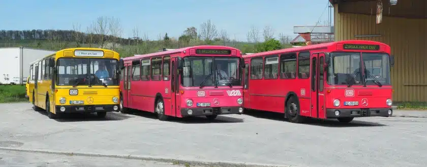 Zum Backfischfest 2025 wieder historische Busse im Einsatz