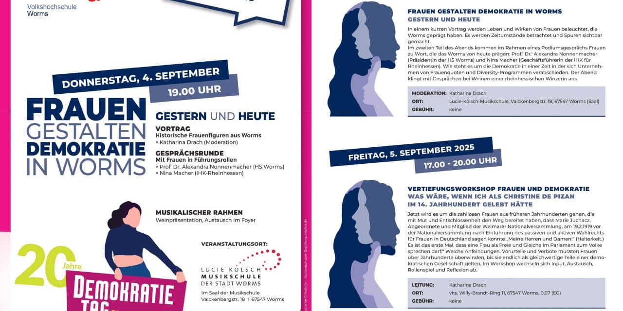 „Demokratie ist weiblich“ – Frauen im Wandel der Zeit