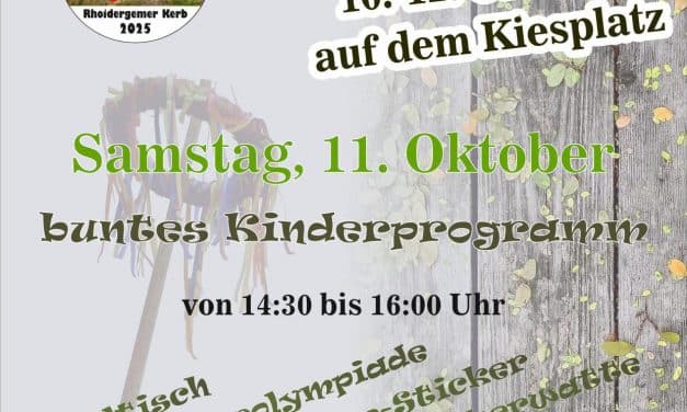 Rhoidergemer Kerb 2025 – Drei Tage Feiern am Kiesplatz