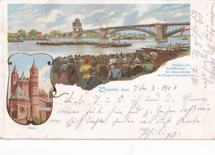 Ausstellung „125 Jahre Rheinbrücken in Worms“ im Wormser Theater