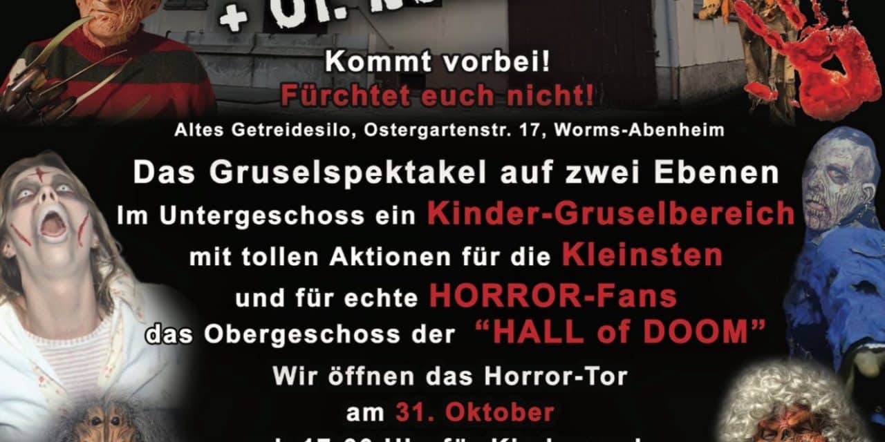 Gruseln auf zwei Ebenen- Halloween Spektakel in Worms-Abenheim