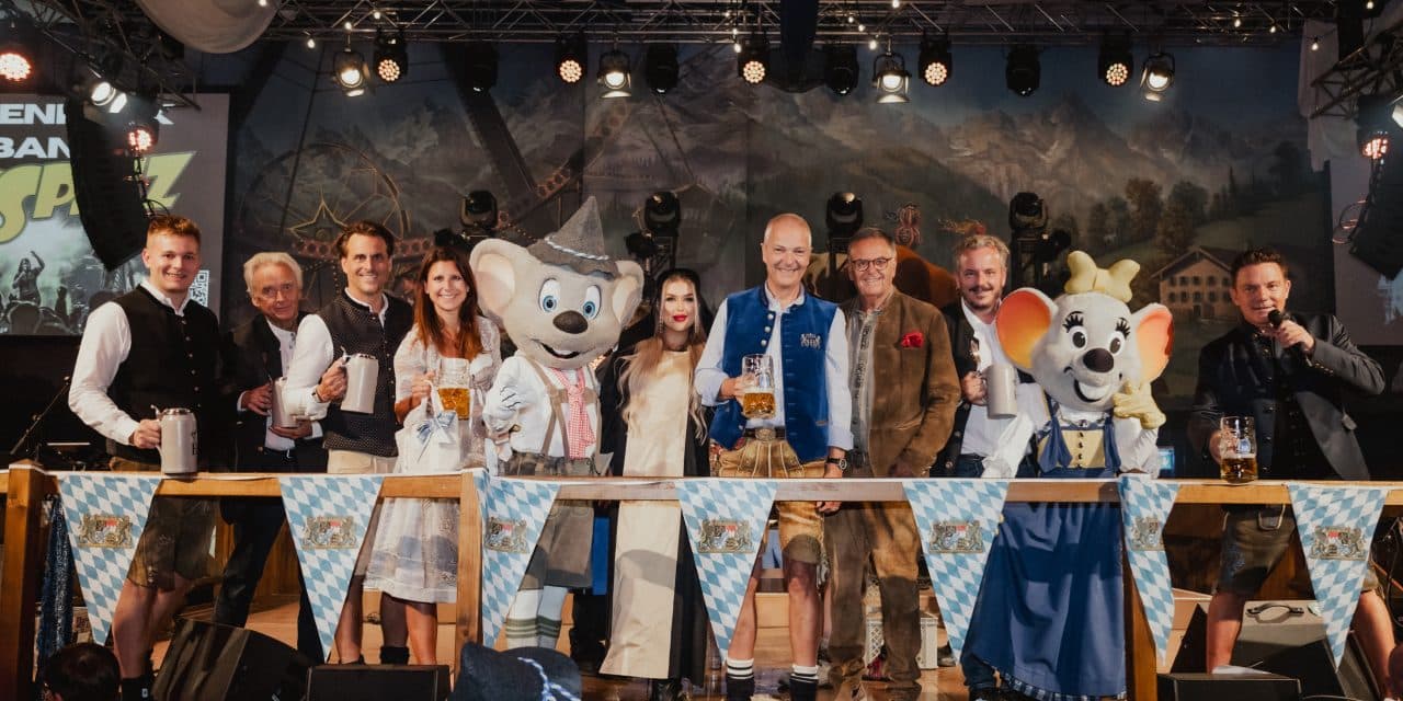 Festlicher Auftakt: Stefan Mross und Familie Mack starten das Oktoberfest im Europa-Park