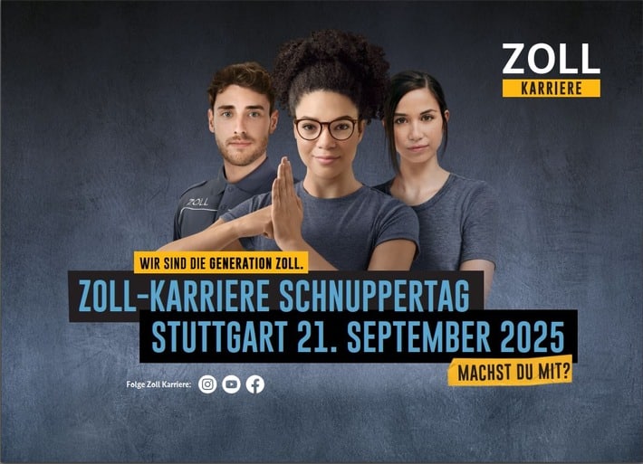Zoll begrüßt 37 Nachwuchskräfte in Stuttgart