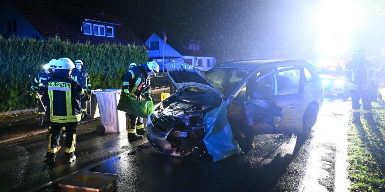 Alkoholfahrt endet an einem Baum – Fahrer flüchtet nach Unfall in Eich