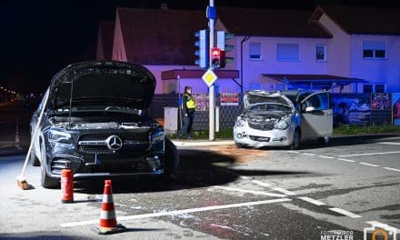 Leichtverletzter bei Verkehrsunfall in Rheindürkheim – Kreuzung an der B9 zeitweise gesperrt