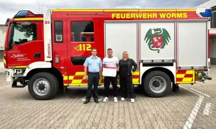 Erfolgreicher Blaulicht Run der Feuerwehr Rheindürkheim