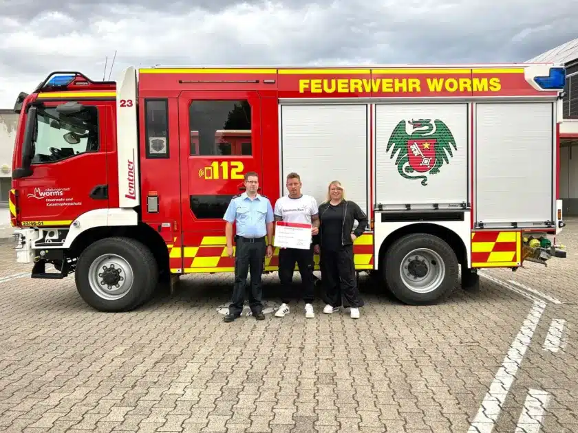 Erfolgreicher Blaulicht Run der Feuerwehr Rheindürkheim