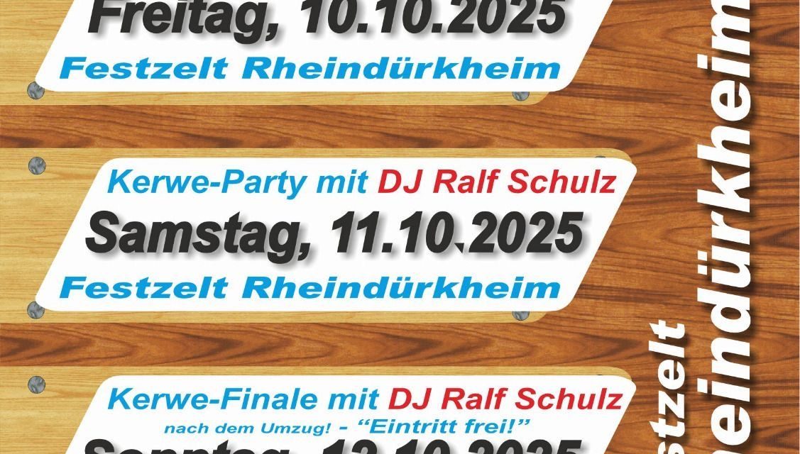 Party Zone im Festzelt Rheindürkheim – Drei Tage Ausnahmezustand!