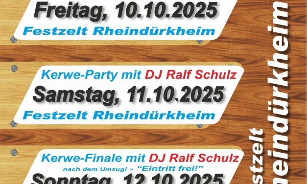 Party Zone im Festzelt Rheindürkheim – Drei Tage Ausnahmezustand!