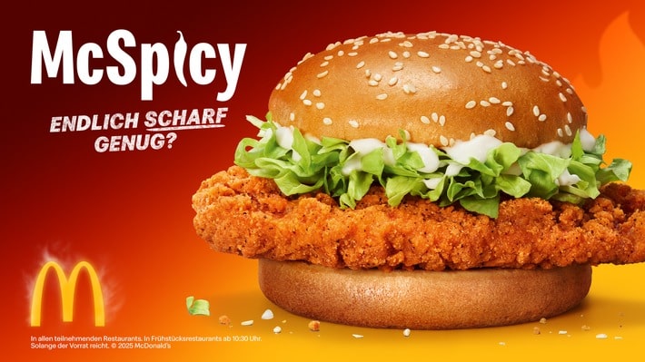 McSpicy® ist zurück – und diesmal wird’s richtig heiß!