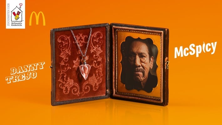 McDonald’s bringt Hollywood-Star Danny Trejo zum Weinen – seine Träne wird für den guten Zweck versteigert