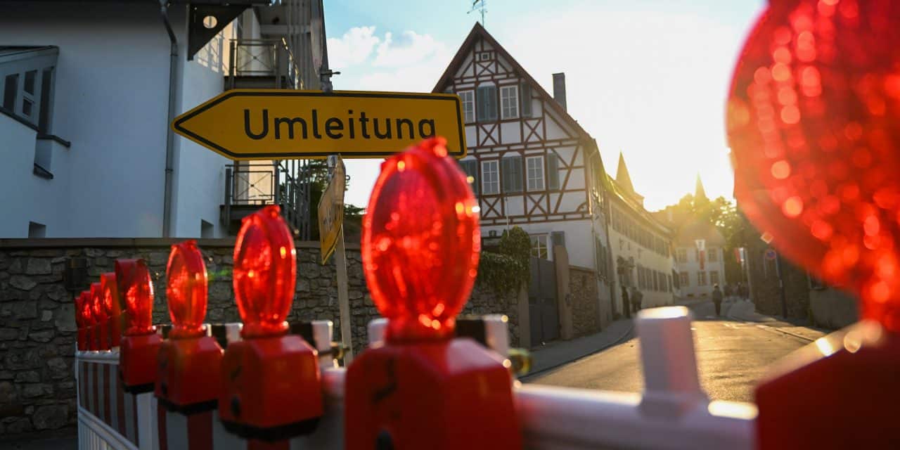 Vollsperrung der Bahnhofstraße wegen Fahrbahnerneuerung