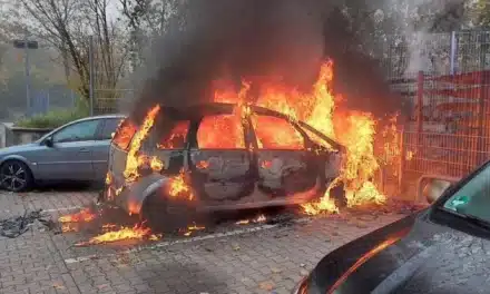 Fahrzeugbrand in der Küchlerstraße – Feuerwehr Worms verhindert Übergreifen der Flammen