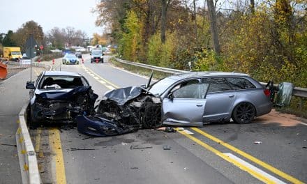 Schwerer Unfall auf der L523 bei Worms: Drei Schwerverletzte – darunter zwei Kinder