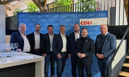 CDU über den Rhein: Krämer bei Datatronic