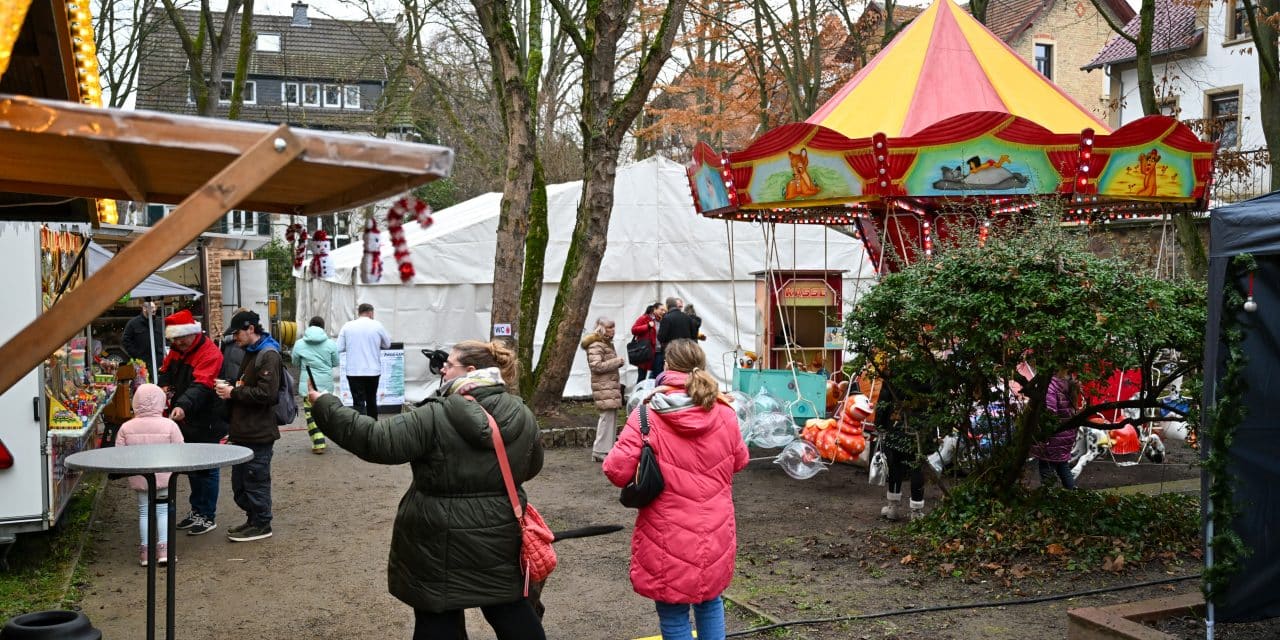 Kinderweihnachtsmarkt im Alzeyer Schlosspark begeistert Familien