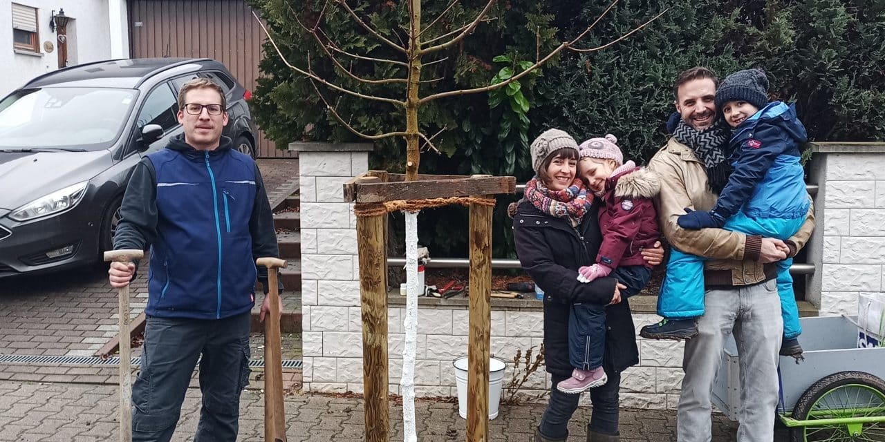 Klimabaum-Initiative in Osthofen wächst weiter: Bereits 74 Bäume gepflanzt