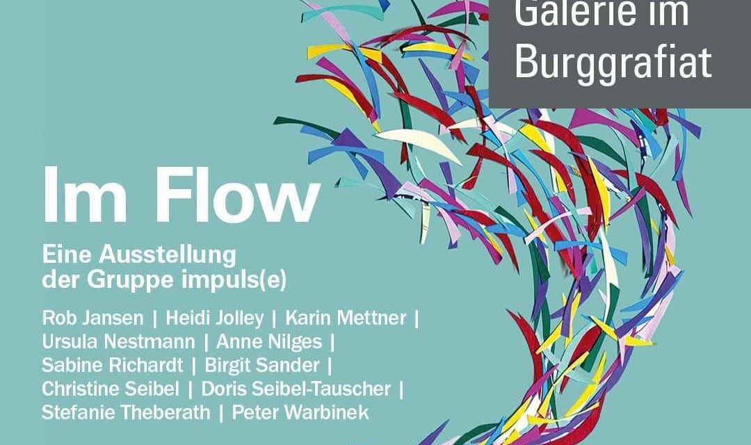 Vernissage in der Galerie im Burggrafiat: Im Flow – Eine Ausstellung der Gruppe impuls(e)