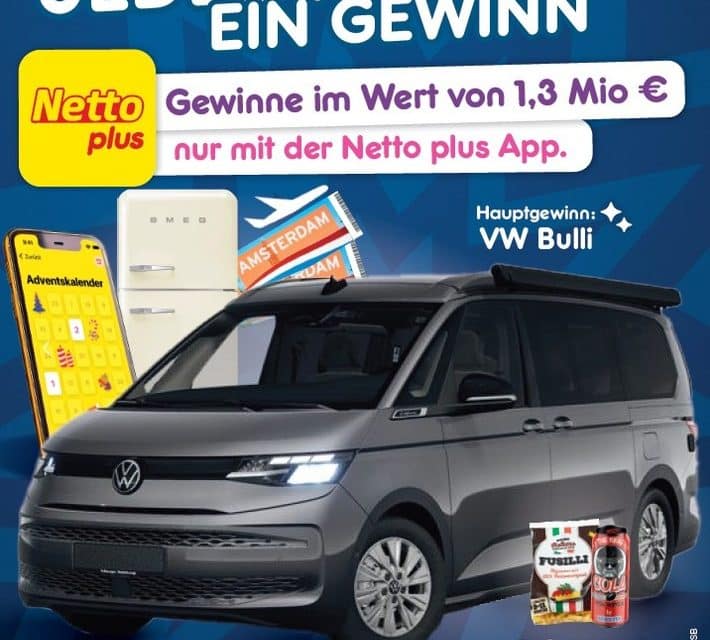 Netto startet exklusiven Adventskalender in der Netto-plus-App