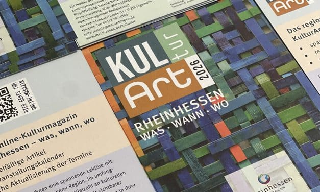 Jetzt erhältlich: Die 3. Ausgabe der KulturArt Rheinhessen ist da!