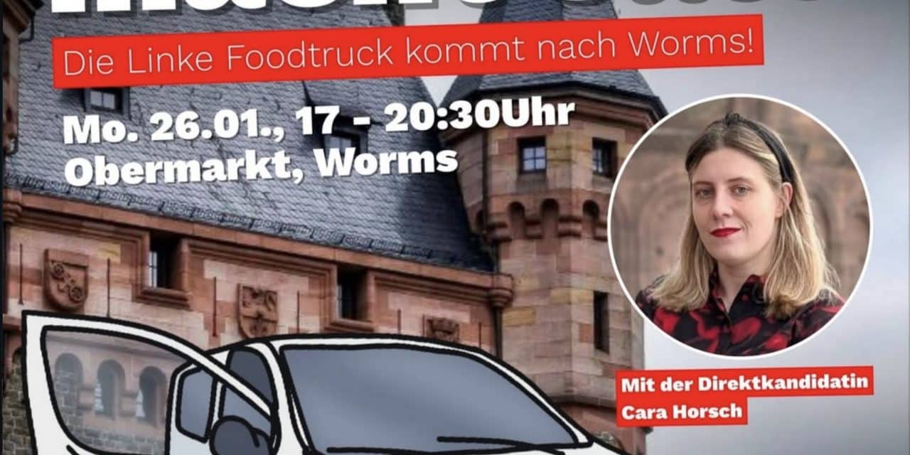 Linke-Kochbustour macht Station in Worms
