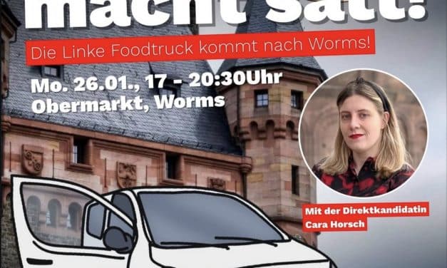 Linke-Kochbustour macht Station in Worms