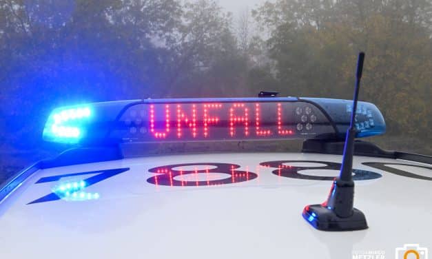 Verkehrsunfall auf der L 409 bei Alzey