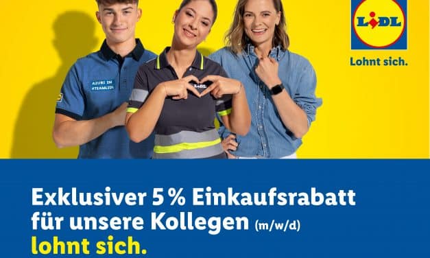 Lidl führt deutschlandweit Mitarbeiterrabatt ein