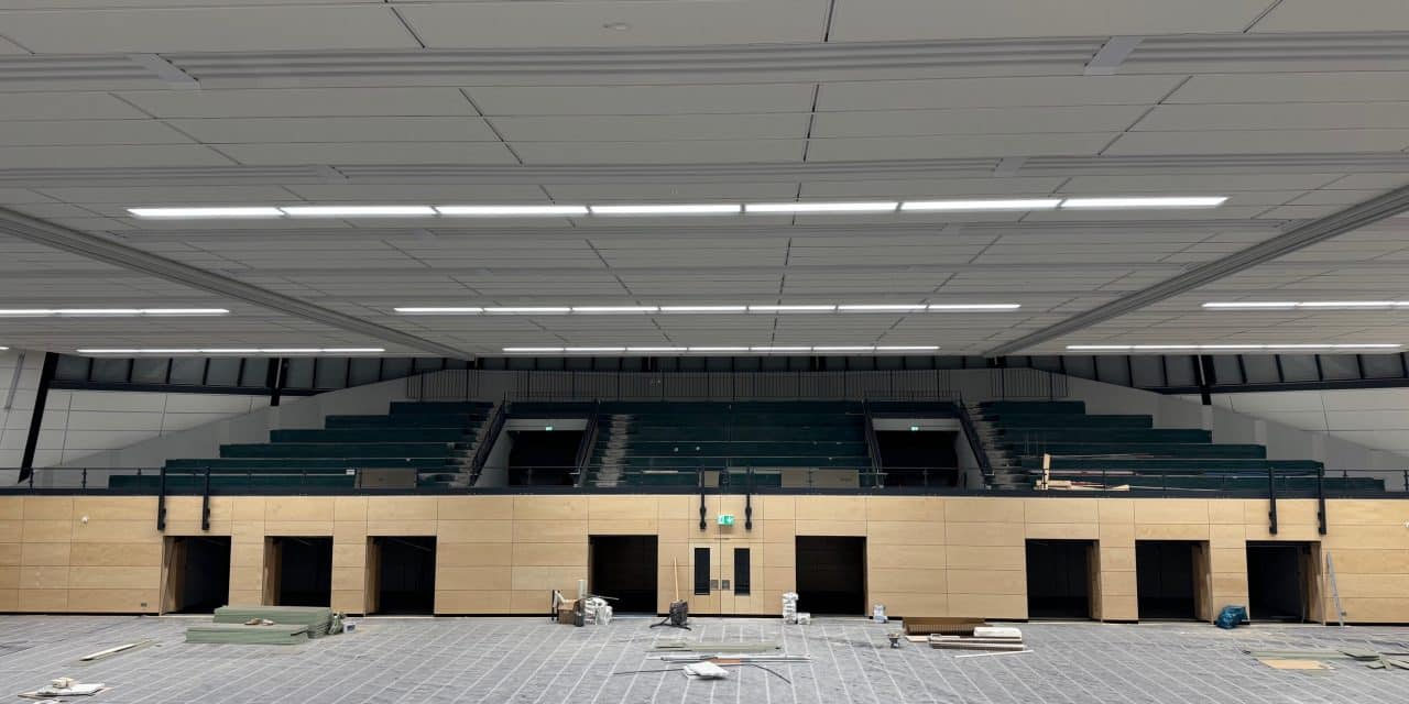 Rundsporthalle: Frisch saniert – bald wieder Wettkampf-Atmosphäre
