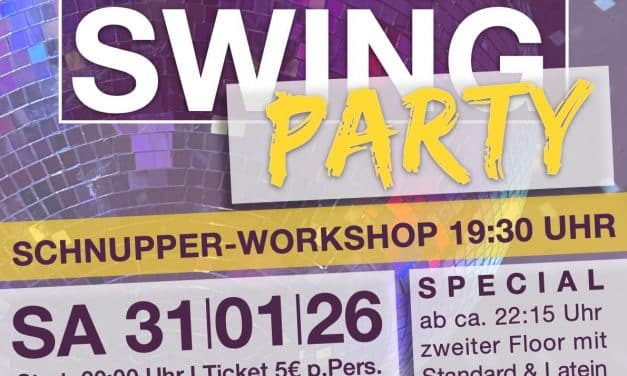 West Coast Swing Party im Schmitt-Seehaus – Tanz, Workshop und Partyfeeling in Worms