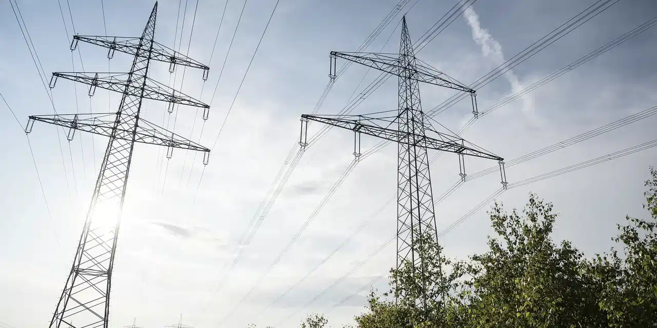 Augen aus der Luft: Helikopter kontrollieren Freileitungen in der Region