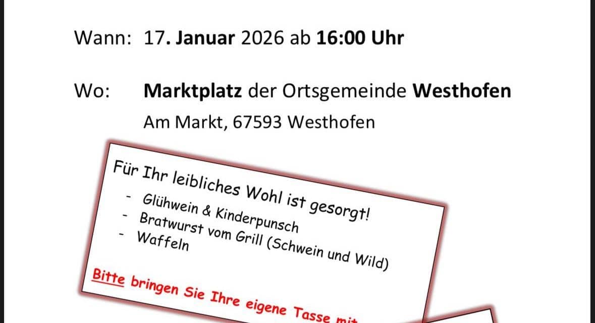 Gemütlich ins neue Jahr starten: Wintertreffen der Feuerwehr Westhofen