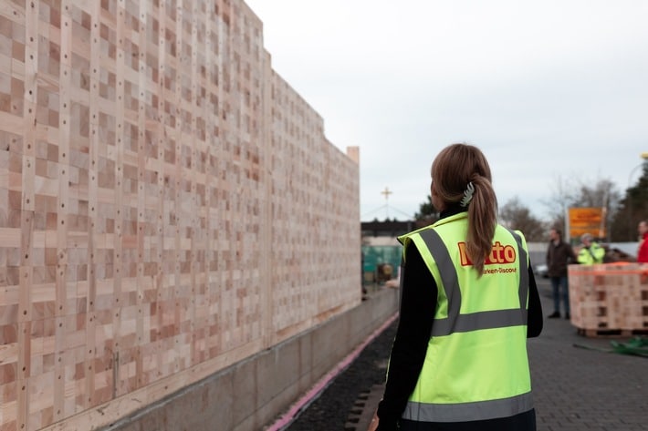 Netto baut grün: Holzbausteine für Fulda-Filiale