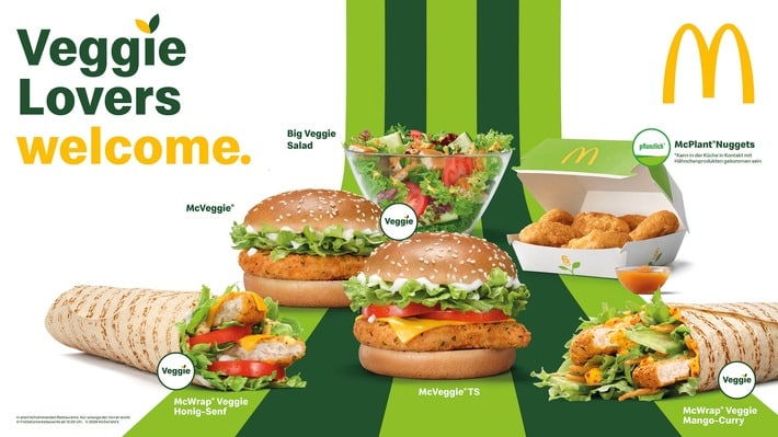 McDonald’s Deutschland startet 2026 vegetarisch!