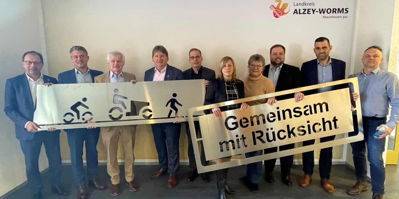 Start für Kampagne „Gemeinsam mit Rücksicht“ im Landkreis Alzey-Worms