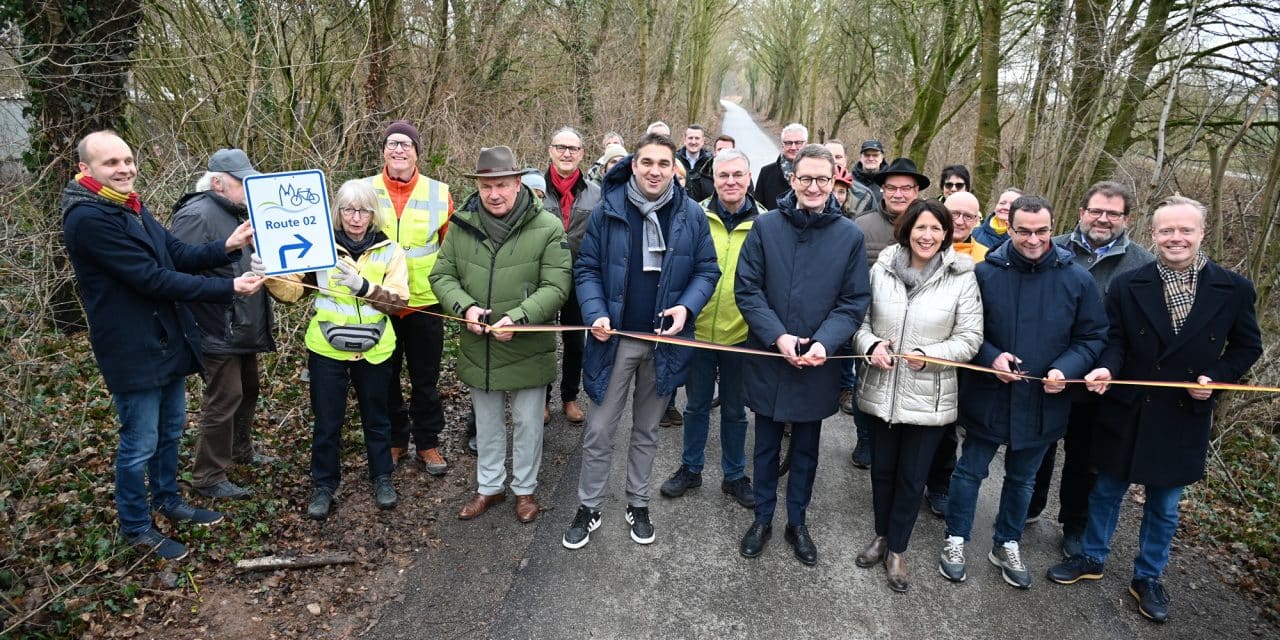 „Radzulaufroute 2“ zwischen Wiesoppenheim und Worms offiziell eröffnet