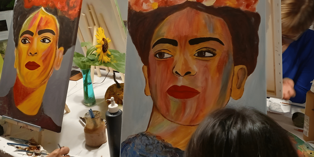 Pinsel, Farbe, Inspiration – Workshop „Malen wie Frida Kahlo“ in Worms