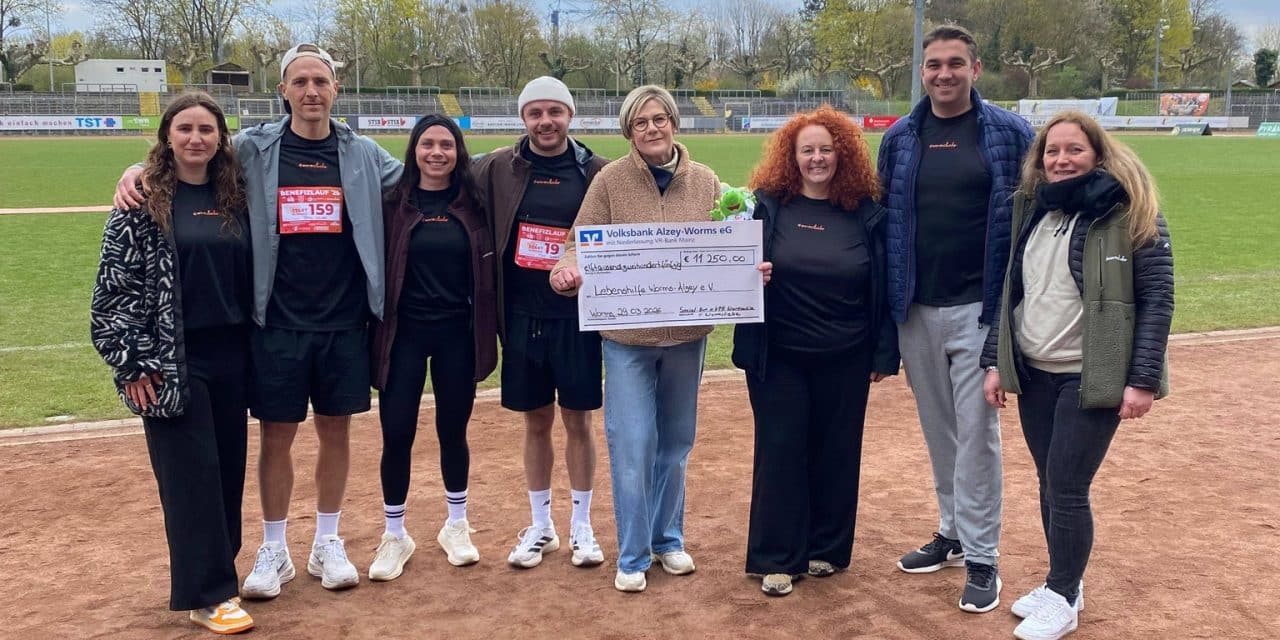 Jeder Schritt zählt: 11.250 Euro für die Lebenshilfe Worms