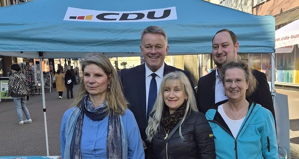 CDU-Landeschef Gordon Schnieder besucht Worms – Gespräche über Arbeit, Innenstadt und Ehrenamt
