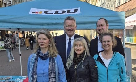 CDU-Landeschef Gordon Schnieder besucht Worms – Gespräche über Arbeit, Innenstadt und Ehrenamt