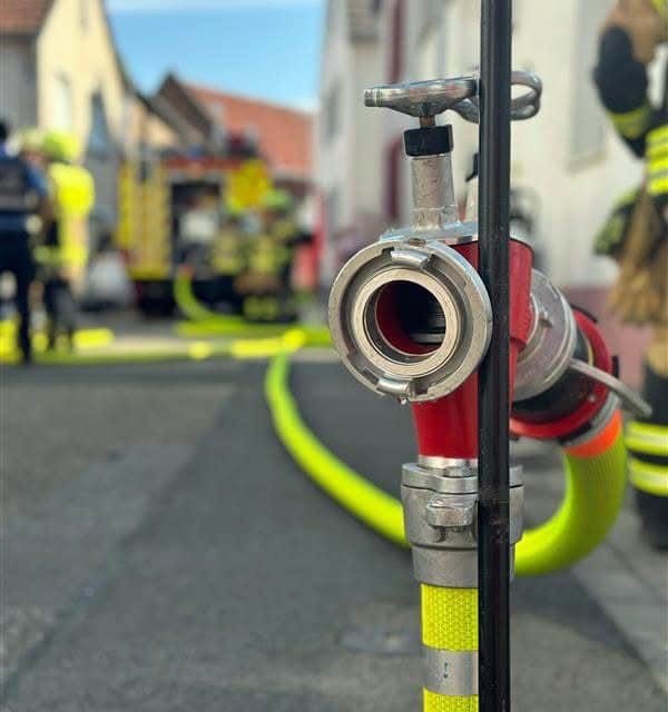Feuer zerstört Haus in Worms – Bewohner verletzt, Katze unversehrt