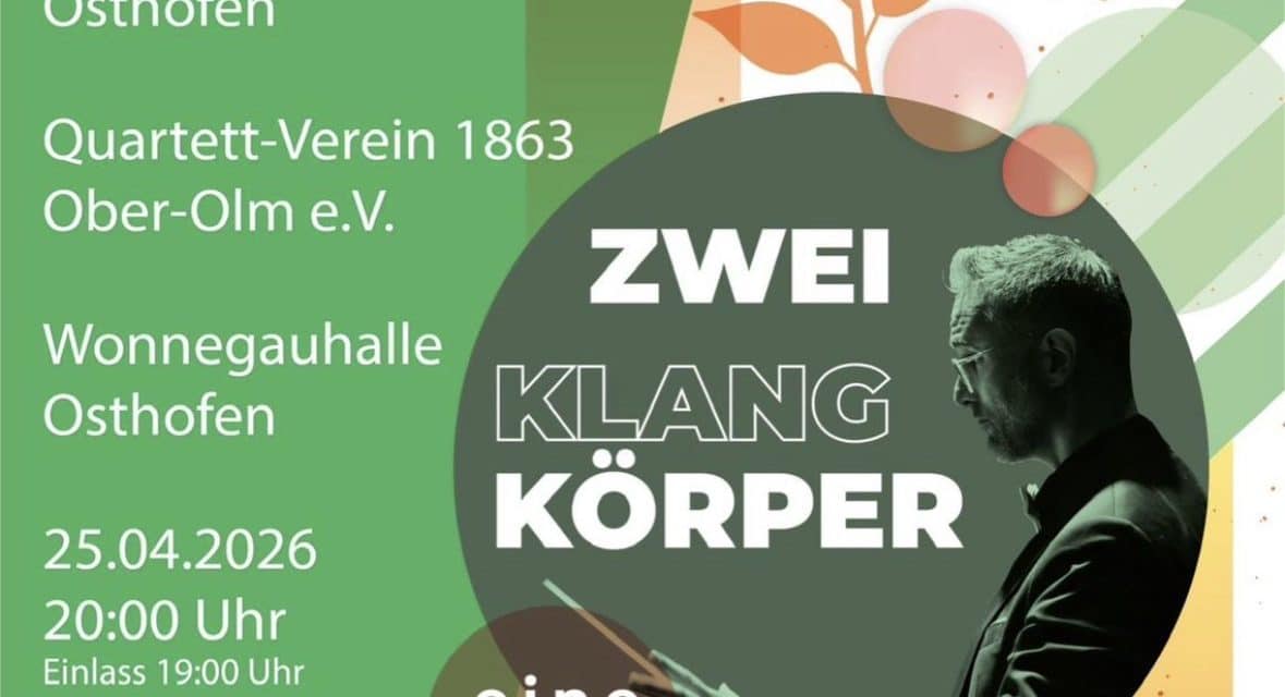 Zwei Klangkörper – eine Handschrift: Gemeinschaftskonzert in Osthofen