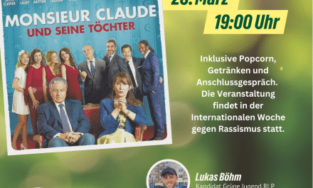 Kino gegen Rassismus: Grüne laden zum Filmabend in Worms