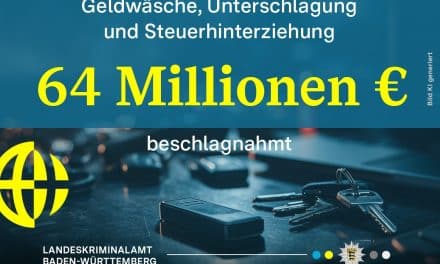64 Millionen Euro in Kryptowährungen beschlagnahmt – Verdacht auf Geldwäsche und Steuerhinterziehung