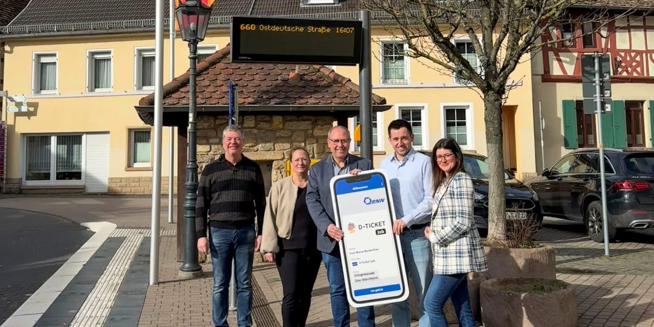 65 Mitarbeitende profitieren: Gau-Odernheim setzt auf Deutschland-Ticket Job