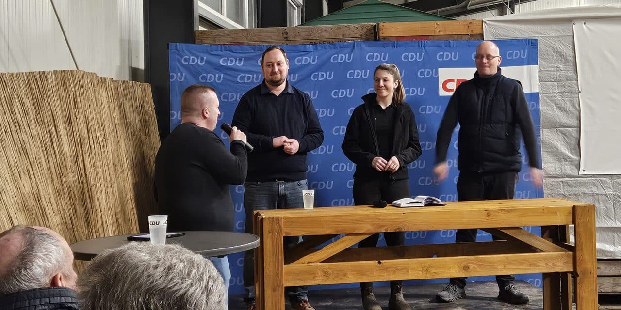 „Wo drückt der Schuh?“ – Landwirte bringen CDU-Kandidaten auf den Prüfstand