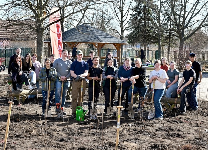 Waldinsel auf dem Schulgelände – Natur erleben, Verantwortung lernen