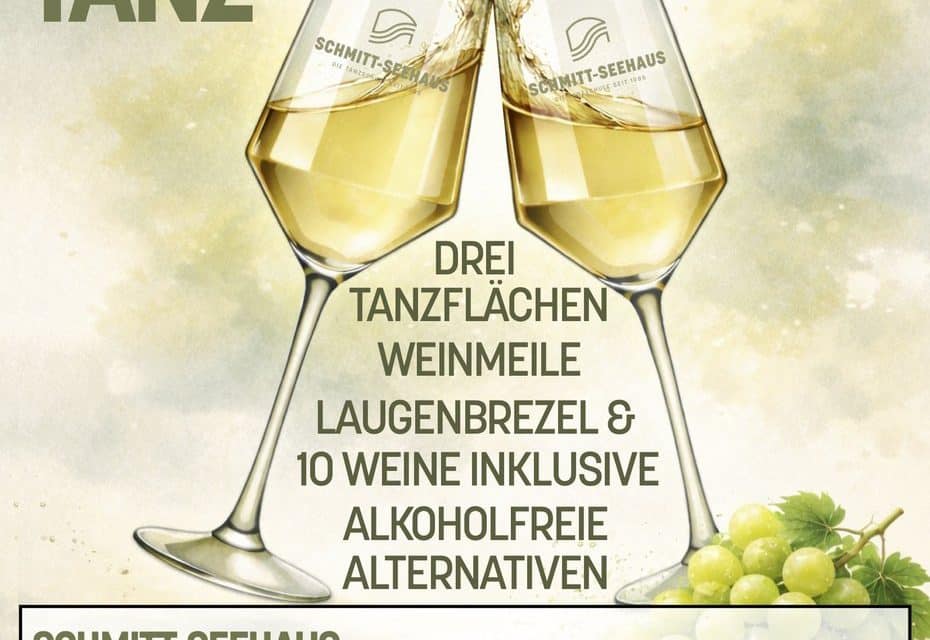 Weinfrühling im Schmitt-Seehaus: Ambiente, Wein & Tanz am 14. März