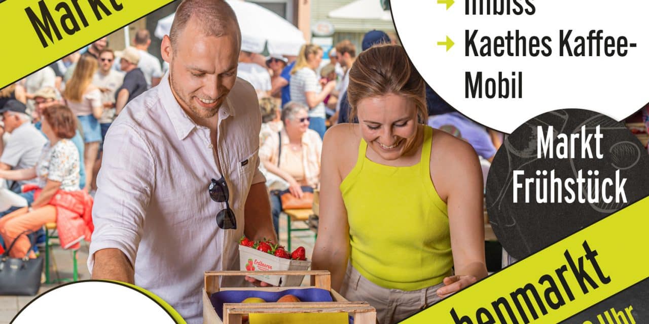 Frühlingserwachen in Alzey: Wochenmarkt startet mit Frühlingsfest und Marktfrühstück